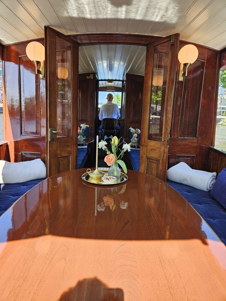 luxury classic boat ritz amsterdam