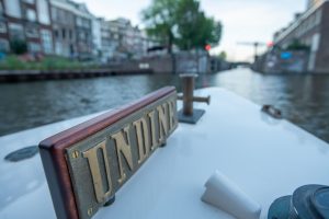 tiny boat undine canal cruise amsterdam